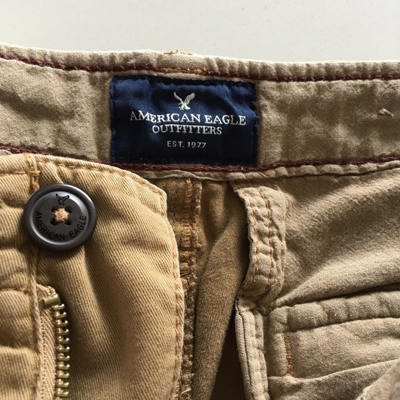 American Eagle classic khaki shorts size 30 - Picture 3 of 8